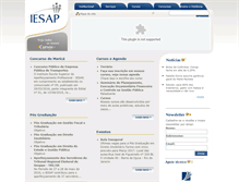 Tablet Screenshot of iesap.com.br